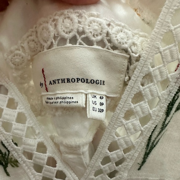Super Rare Anthropologie Embroidered Dress - Picture 4 of 5